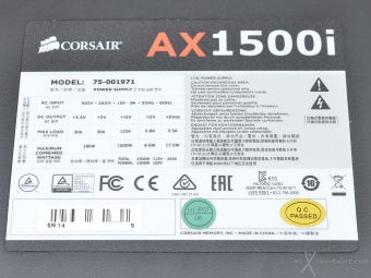 Corsair AX1500i Digital 3. Visto da vicino 7