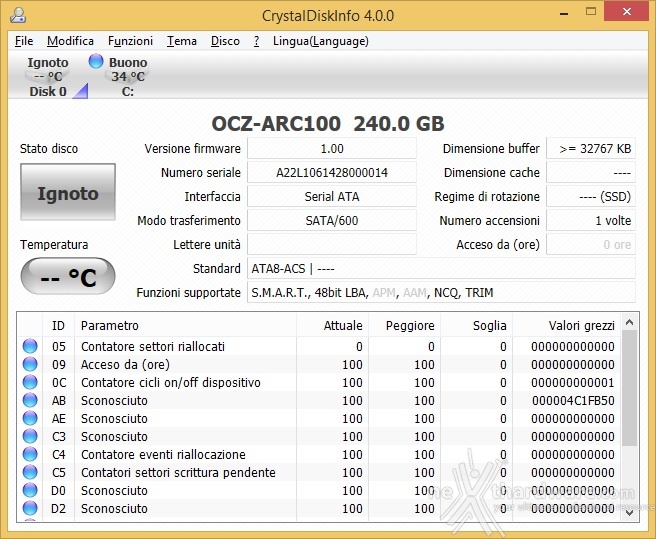 OCZ ARC 100 240GB 4. Firmware - Trim - Overprovisioning 1
