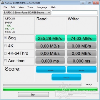 Silicon Power Marvel M70 64GB 8. AS SSD Benchmark 3