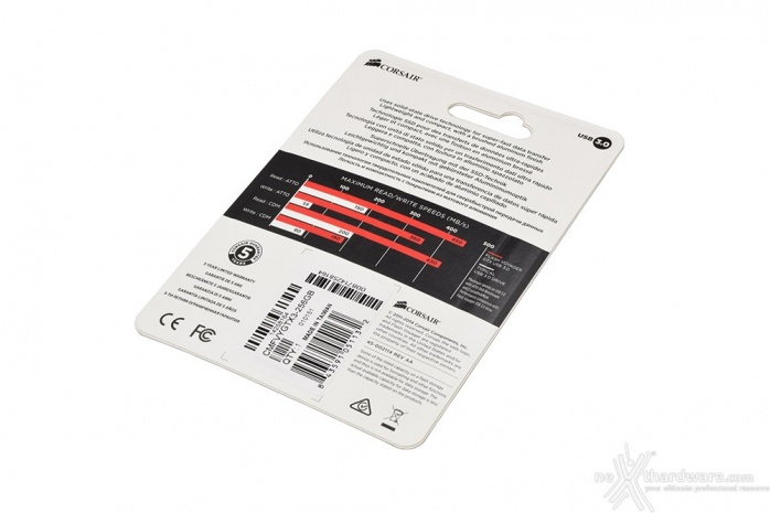 Corsair Flash Voyager GTX 256GB 1. Vista da vicino 2