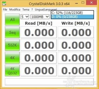 Plextor M6 Pro 256GB 11. CrystalDiskMark 3.0.3 2