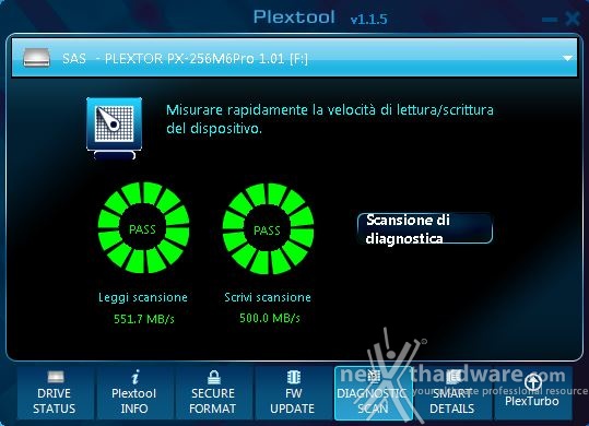 Plextor M6 Pro 256GB 3. Firmware - Trim - Plextool 7