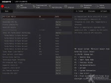 GIGABYTE X99-UD7 WIFI 9. UEFI BIOS - Overclock 4