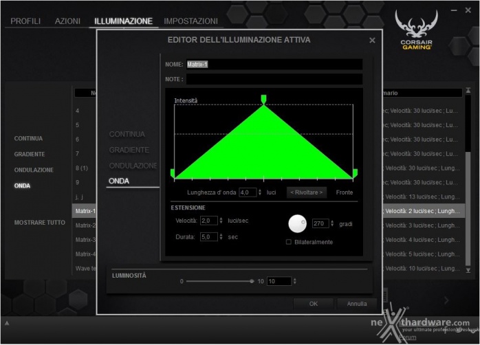 Corsair Vengeance K70 RGB & M65 RGB 8. Corsair Utility Engine - Illuminazione 4
