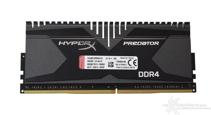 HyperX Predator DDR4 3000MHz 16GB kit 1. Presentazione delle memorie 6