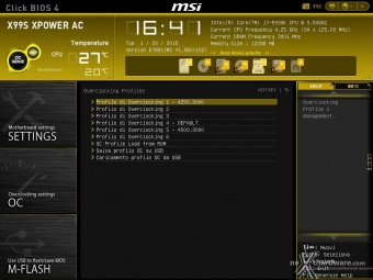 MSI X99S XPOWER AC 9. UEFI BIOS - Overclock 10