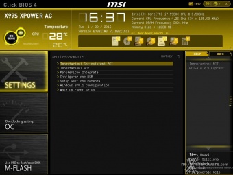 MSI X99S XPOWER AC 8. UEFI BIOS  -  Impostazioni generali 5