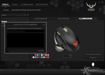 Corsair Gaming Sabre RGB Laser & Optical 4. Software di gestione - Parte prima 6