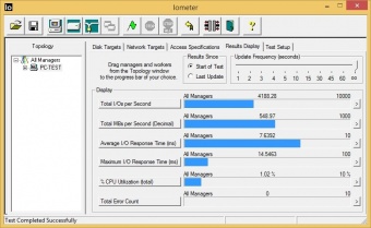 Samsung 850 EVO 500GB 9. IOMeter Sequential 3