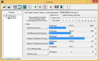 Samsung 850 EVO 500GB 9. IOMeter Sequential 4