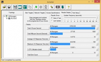 Samsung 850 EVO 500GB 10. IOMeter Random 4kB 8