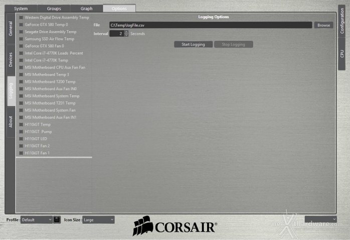 Corsair H110i GT 5. Software - Corsair LINK 6