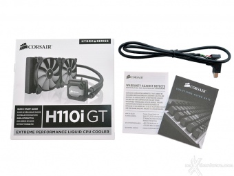 Corsair H110i GT 1. Confezione e bundle 5