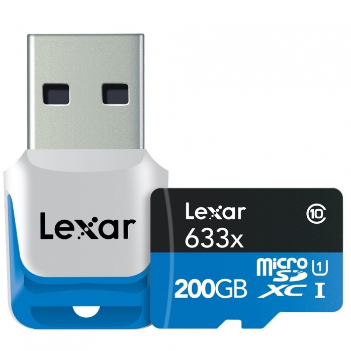 Lexar presenta la sua microSDXC da 200GB 1