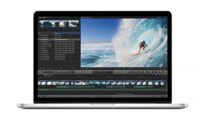 Apple MacBook Pro, Retina Display a 2880x1800pixel 5
