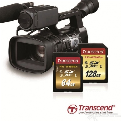 Trascend lancia le memorie UHS-I classe 3 per il 4K 1