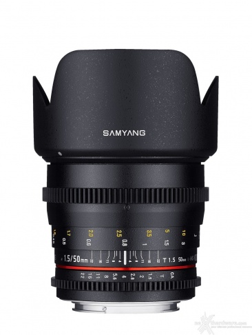 Samyang annuncia il V-DSLR 50 millimetri T1.5 AS UMC 1